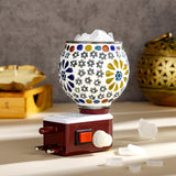 Prathna Ceramic Aroma Diffuser cum Kapoor Dani With Mantra -D NO.( MANTRA R-76)