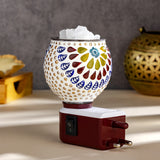 Prathna Ceramic Aroma Diffuser cum Kapoor Dani With Mantra -D NO.( MANTRA R-44)