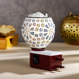 Prathna Ceramic Aroma Diffuser cum Kapoor Dani With Mantra -D NO.( MANTRA R-75)