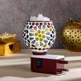 Prathna Ceramic Aroma Diffuser cum Kapoor Dani With Mantra -D NO.( MANTRA R-17)