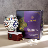 Prathna Ceramic Aroma Diffuser cum Kapoor Dani With Mantra -D NO.( MANTRA R-76)