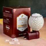 Prathna Ceramic Aroma Diffuser cum Kapoor Dani D NO.R-2