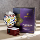 Prathna Ceramic Aroma Diffuser cum Kapoor Dani With Mantra -D NO.( MANTRA R-17)