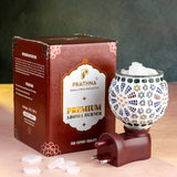 Prathna Ceramic Aroma Diffuser cum Kapoor Dani D NO.R-75