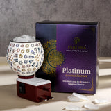 Prathna Ceramic Aroma Diffuser cum Kapoor Dani With Mantra -D NO.( MANTRA R-75)