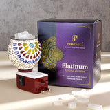 Prathna Ceramic Aroma Diffuser cum Kapoor Dani With Mantra -D NO.( MANTRA R-44)