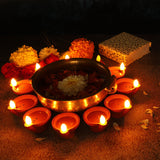 Water Sensor LED Diya Set Of 4