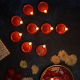 Water Sensor LED Diya Set Of 4