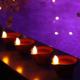 Water Sensor LED Diya Set Of 4