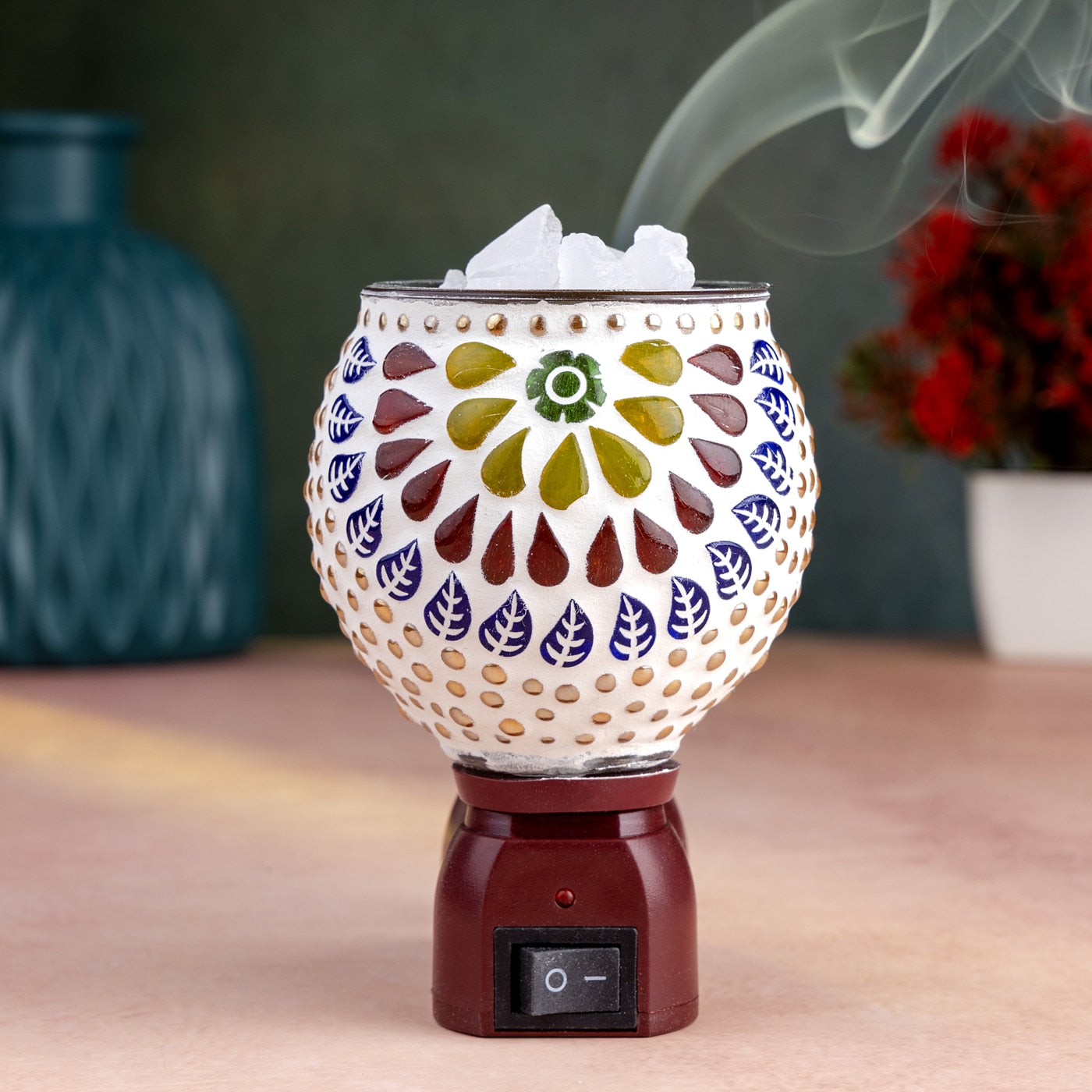 Prathna Ceramic Aroma Diffuser cum Kapoor Dani  D NO.R-44